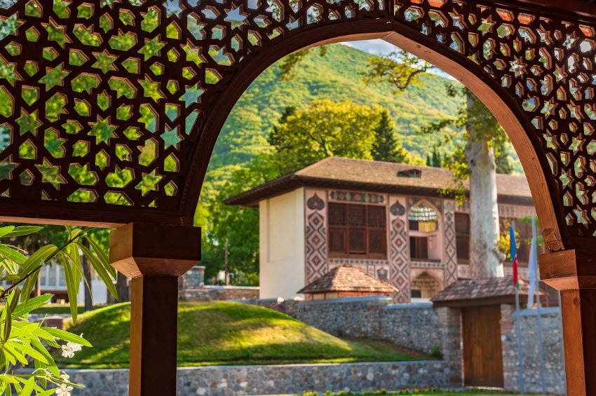 Sheki Khan’s Palace, Sheki, Northwestern Azerbaijan, Azerbaijan
